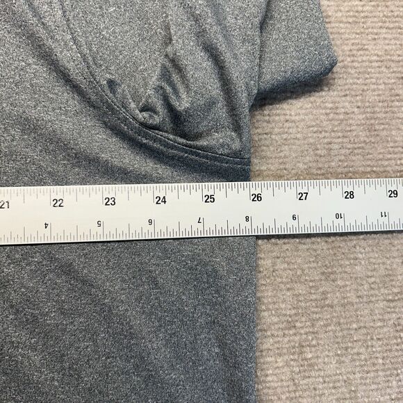 Normal Brand Performance 1/4 Zip Mens 2XL Gray Pullover Stretch Long Sleeve Mock - Picture 7 of 10